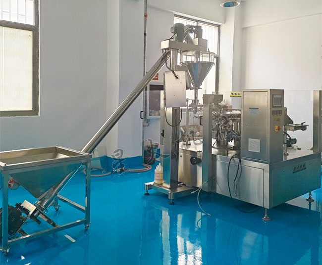 星火自動化粉劑包裝機設備實拍