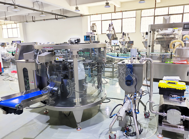 給袋式醬料食品包裝機實拍